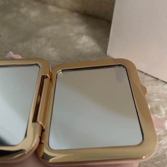 NWT  Miu Miu Blush Pink Mirror w/ Magnification Dust Bag and Box - Picture 2 of 4